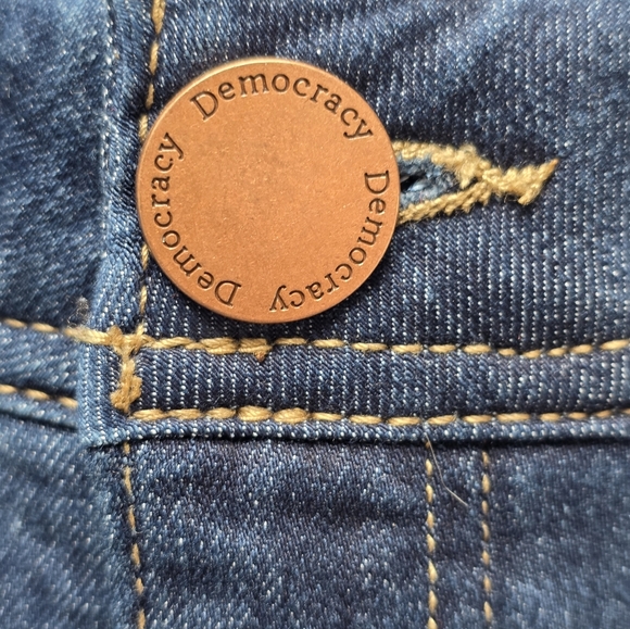 Womens Democracy Blue Jeans - Picture 6 of 6